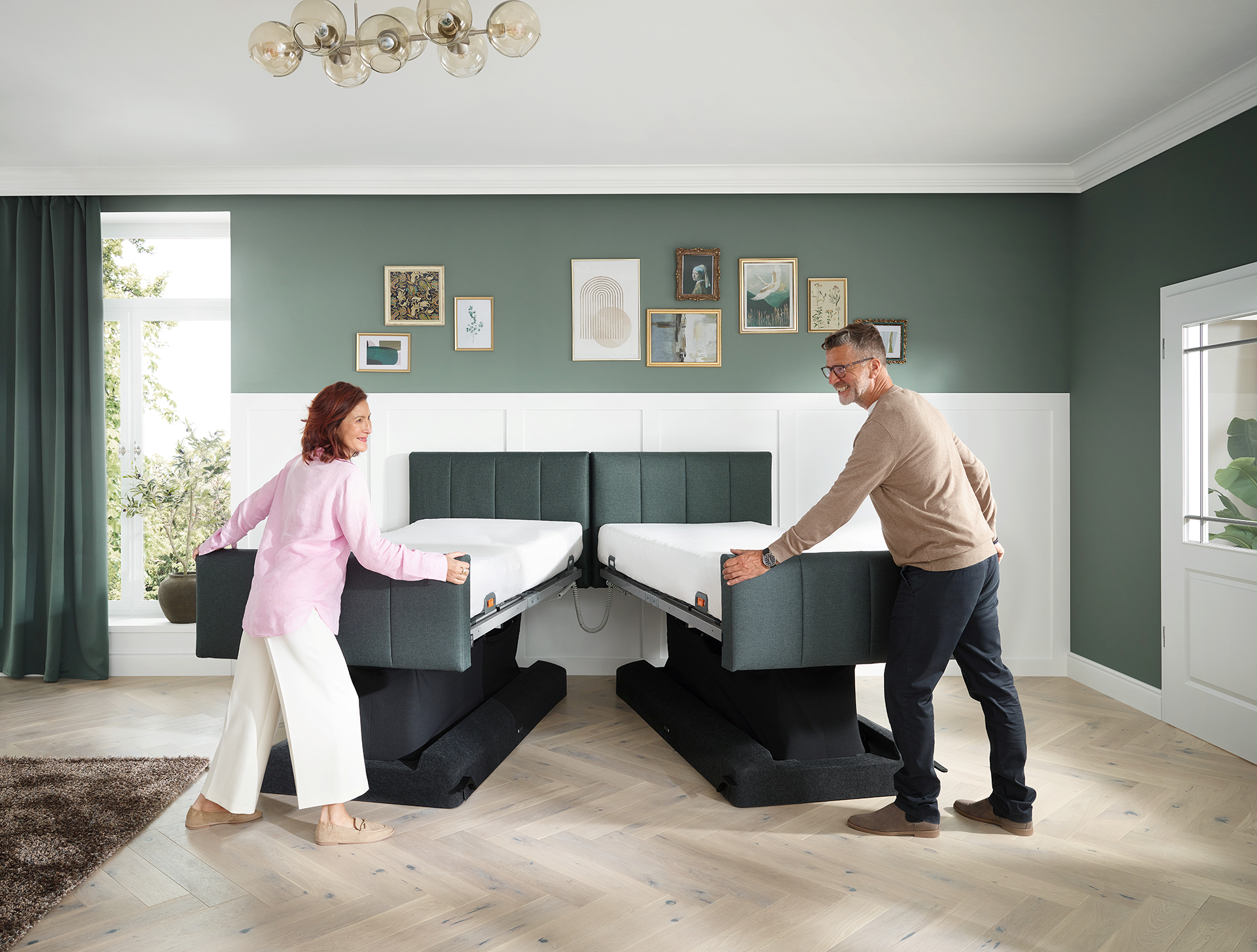 Doppelbett-Konfiguration
